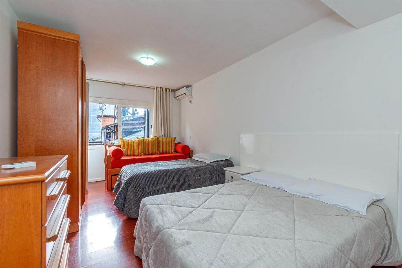 Amplo apartamento ao lado da Rua Coberta Gramado Exterior foto