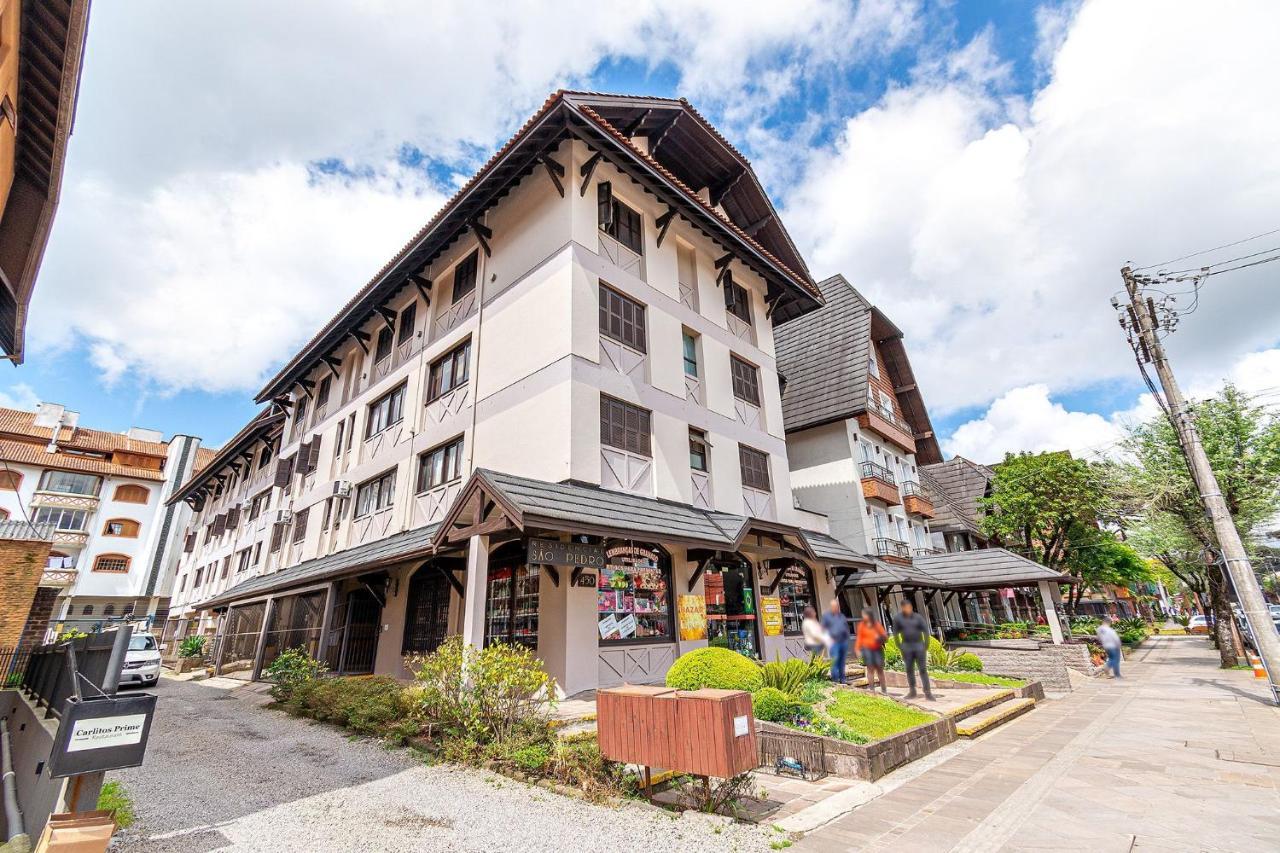 Amplo apartamento ao lado da Rua Coberta Gramado Exterior foto